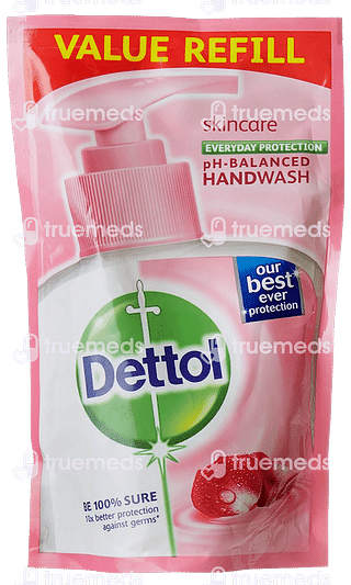 Dettol Skincare Handwash Pouch Liquid 175 ML