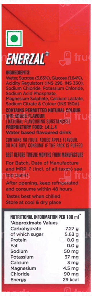 Enerzal Apple Flavoured Liquid 200Ml