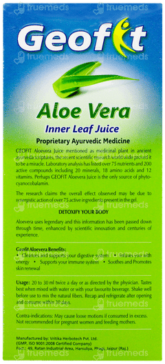 Geofit Aloe Vera Juice 500ml Geofit Aloe Vera Juice 500ml