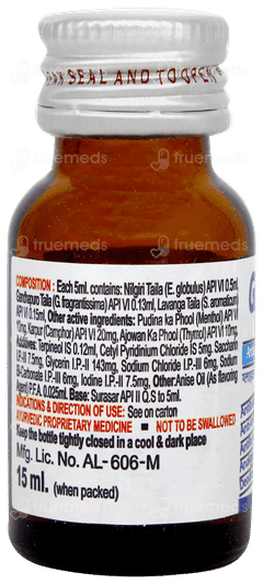 Glycoseptol Antiseptic Gargle And Mouth Wash 15ml