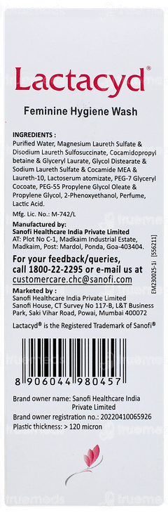 Lactacyd Feminine Hygiene Wash 100ml