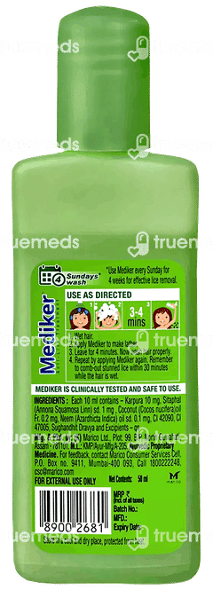 Mediker Anti Lice Treatment Shampoo 50ml