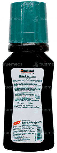 Himalaya Oro T Oral Rinse Liquid 100ml