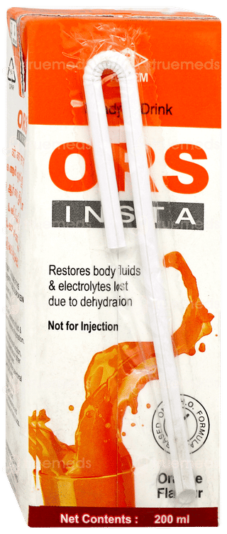 Alkem Ors Insta Orange Flavour Ready To Drink 200ml