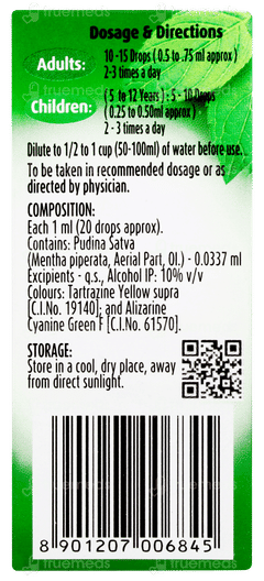 Dabur Pudin Hara Active Oral Drops 30ml