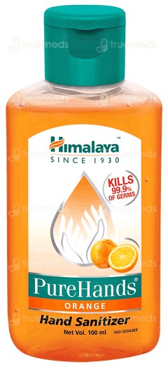 HIMALAYA PUREHANDS ORANGE HAND SANITIZER 100ML