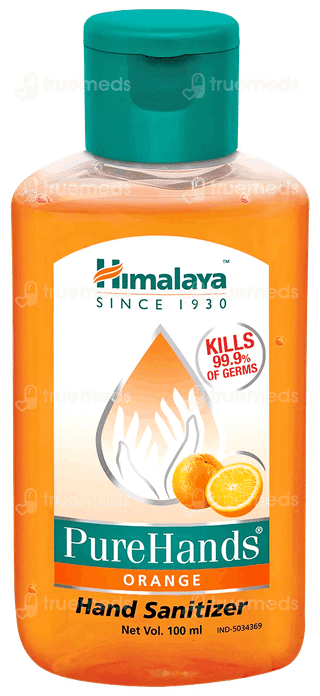 Himalaya Purehands Orange Hand Sanitizer 100Ml