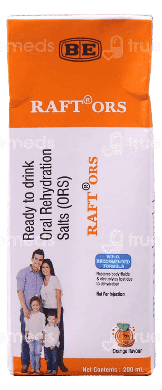 Raft Ors Orange Flavour Ready To Drink 200Ml