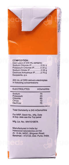 Raft Ors Orange Flavour Ready To Drink 200Ml