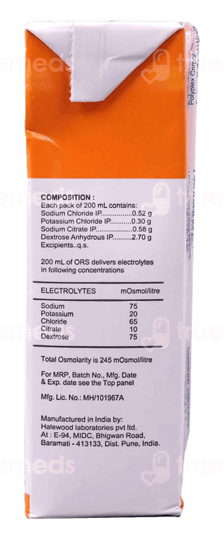 Raft Ors Orange Flavour Ready To Drink 200Ml