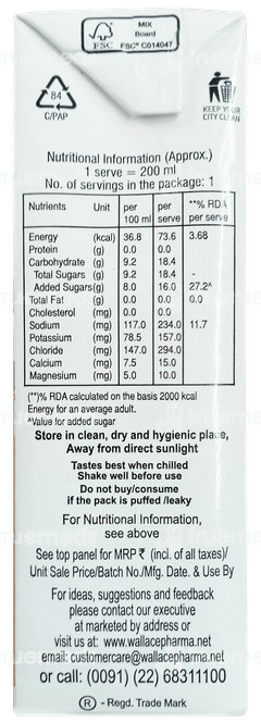 Walyte New Orange Electrolyte Drink 200ml