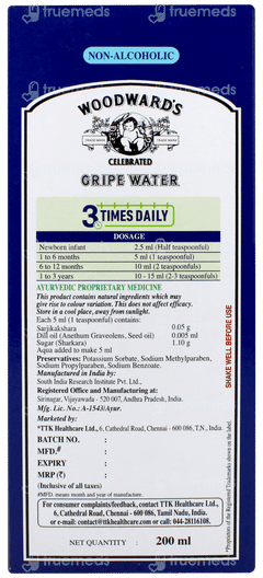Woodwards Gripe Water 200ml
