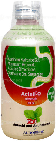 Acinil O Mint Sugar Free Suspension 200Ml