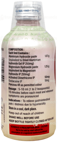 Acinil O Mint Sugar Free Suspension 200Ml