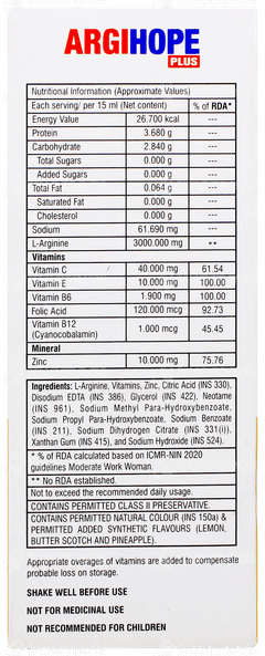 Argihope Plus Liquid 90ml