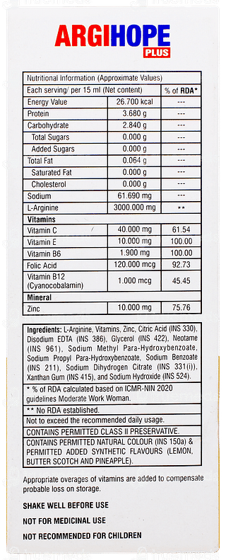 Argihope Plus Liquid 90ml