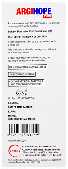 Argihope Plus Liquid 90ml