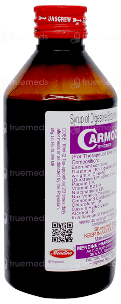 Carmozyme Syrup 200ml