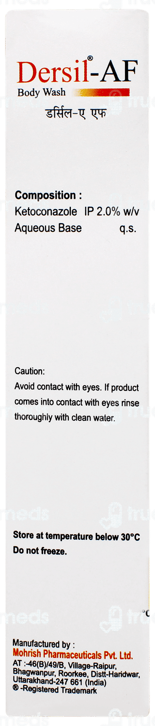 Dersil Af Body Wash 100ml