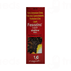 Fesozinc Liquid 200 ML