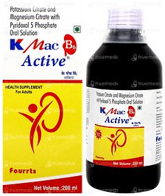 K Mac B6 Active Sugar Free Solution 200ml