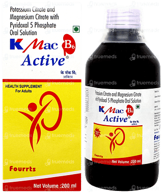 K Mac B6 Active Sugar Free Solution 200ml