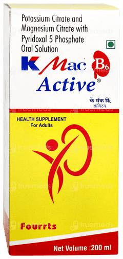 K Mac B6 Active Sugar Free Solution 200ml