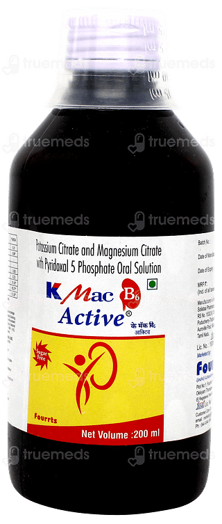 K Mac B6 Active Sugar Free Solution 200ml