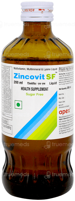Zincovit Sf Liquid 200ml