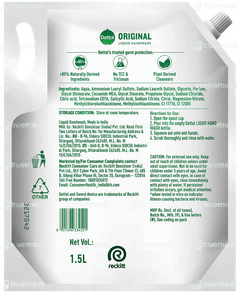 Dettol Original Germ Defence Liquid Handwash 1.5l