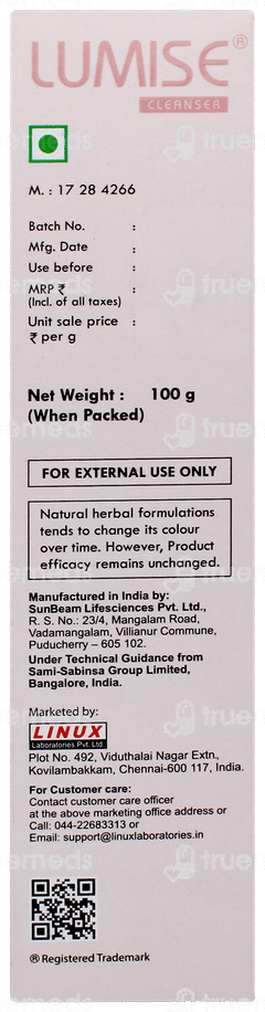 Lumise Cleanser 100gm