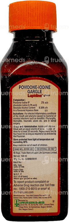 Lupidine Gargle 100Ml