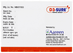 D3 Sure Nano Shot Sugar Free Solution 5ml D3 Sure Nano Shot Sugar Free Solution 5ml