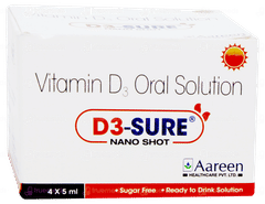 D3 Sure Nano Shot Sugar Free Solution 5ml D3 Sure Nano Shot Sugar Free Solution 5ml