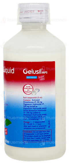 Gelusil Mps Xtra Cool Mint Flavour Sugar Free Liquid 200ml Gelusil Mps Xtra Cool Mint Flavour Sugar Free Liquid 200ml