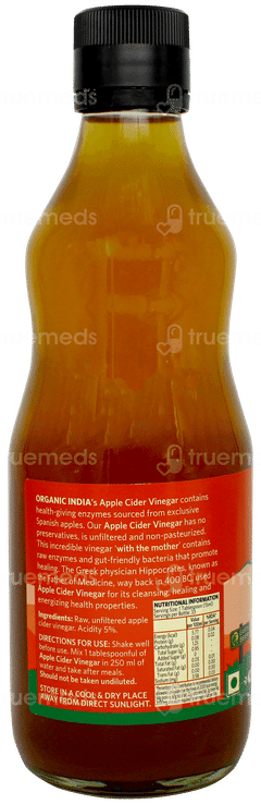 Organic India Apple Cider Vinegar 500ml