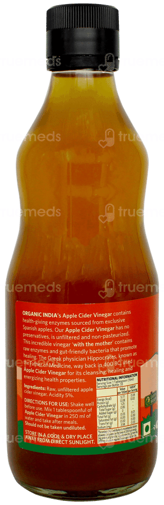 Organic India Apple Cider Vinegar 500ml