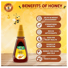 Zandu Pure Honey Squ Easy 400gm