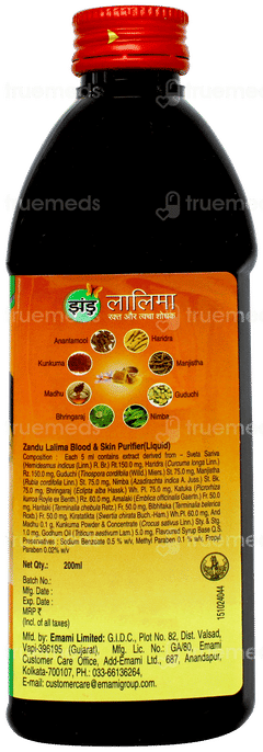 Zandu Lalima Blood & Skin Purifier 200ml