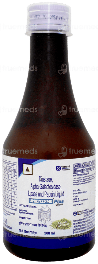 Unienzyme Plus Saunf Flavour Liquid 200ml