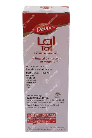 Dabur lal tail 200ml price shop