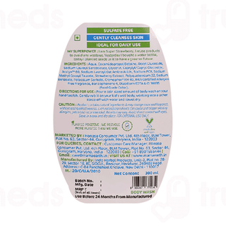 Mamaearth Super Strawberry Body Wash For Kids 300 Ml
