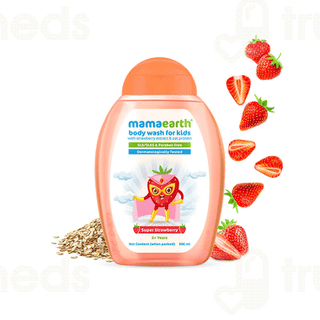 Mamaearth Super Strawberry Body Wash For Kids 300 Ml