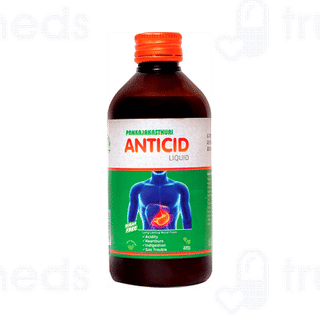 Pankajakasthuri Anticid Pudina Sugar Free Liquid 200 ML