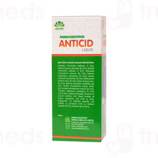 Pankajakasthuri Anticid Pudina Sugar Free Liquid 200 ML