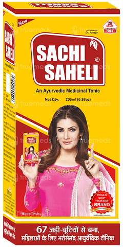 Sachi Saheli New Ayurvedic Tonic 205ml With 20 Tablet Free