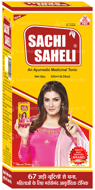 Sachi Saheli New Ayurvedic Tonic 205ml With 20 Tablet Free