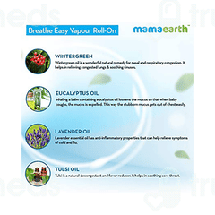 Mamaearth Breathe Easy Vapour Roll On 40 Ml