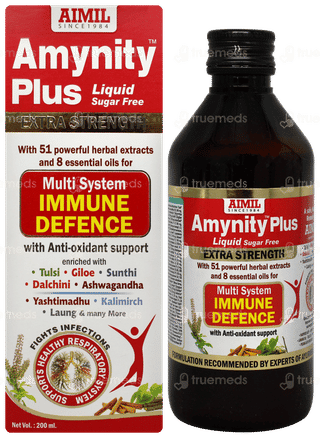 Aimil Amynity Plus Sugar Free Liquid 200 ML