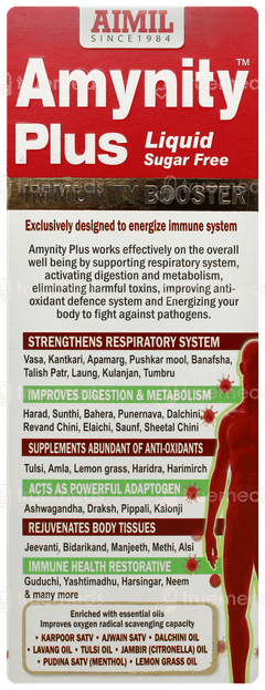 Aimil Amynity Plus Sugar Free Liquid 200 ML